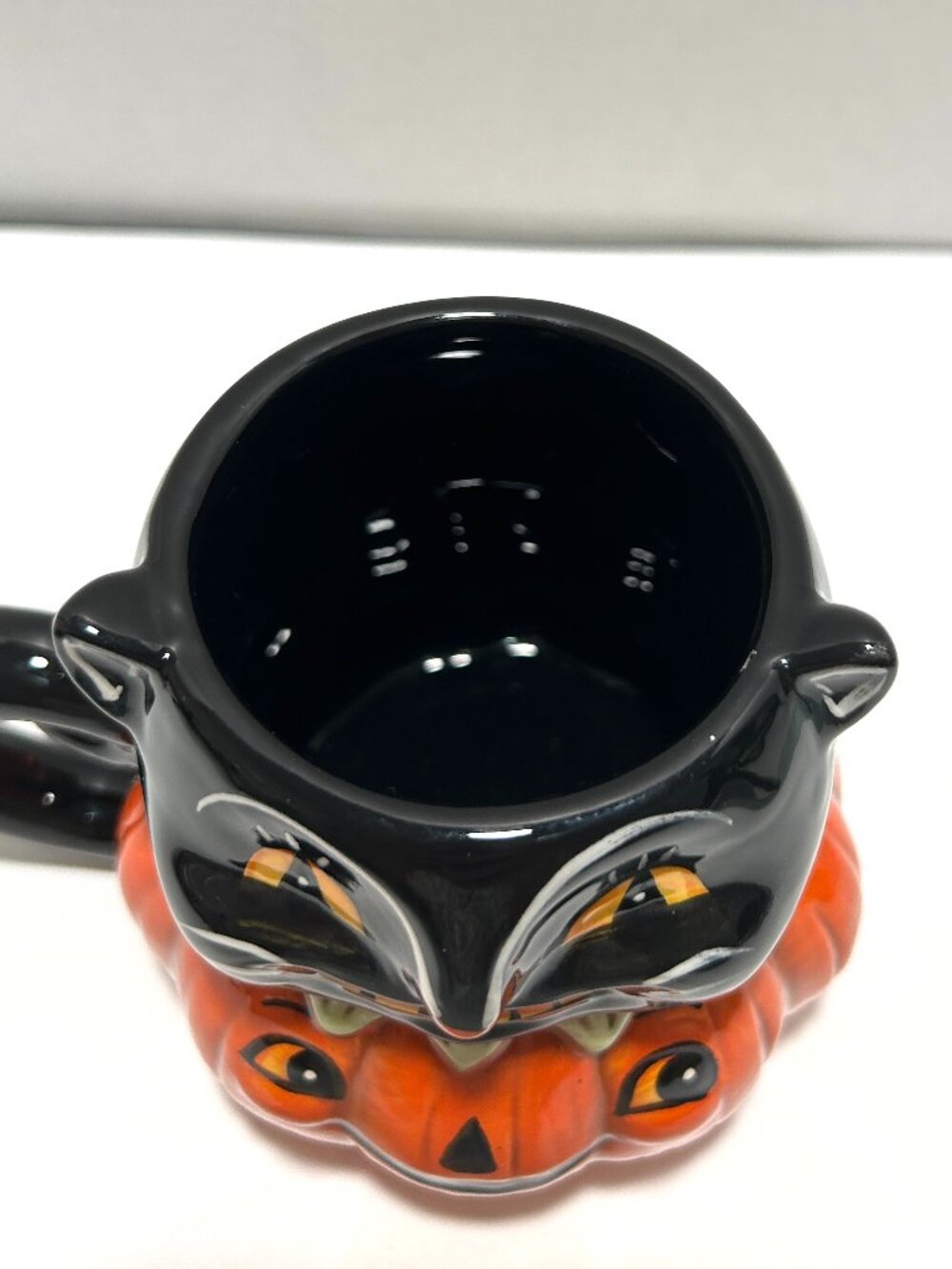 NWT 2026 Halloween Cat & Pumpkin Mug by Johanna Parker - Picture 5 of 6